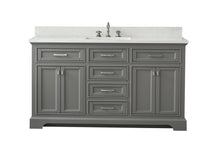 Load image into Gallery viewer, Design Element ML-60S-GY Milano 60" Single Vanity in Gray