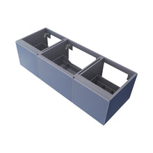 Load image into Gallery viewer, LAVIVA 313VTR-60CNB Vitri 60" Nautical Blue Single Sink Wall Hung Bathroom Vanity Cabinet