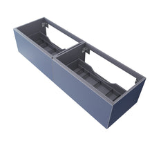 Load image into Gallery viewer, LAVIVA 313VTR-72DNB Vitri 72" Nautical Blue Double Sink Wall Hung Bathroom Vanity Cabinet
