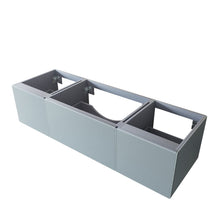 Load image into Gallery viewer, LAVIVA 313VTR-66FG Vitri 66" Fossil Grey Single Sink Wall Hung Bathroom Vanity Cabinet
