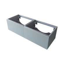Load image into Gallery viewer, LAVIVA 313VTR-60DFG Vitri 60" Fossil Grey Double Sink Wall Hung Bathroom Vanity Cabinet