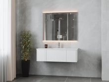 Load image into Gallery viewer, LAVIVA 313LGN-48AW-MW Legno 48" Alabaster White Bathroom Vanity with Matte White VIVA Stone Solid Surface Countertop