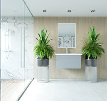 Load image into Gallery viewer, LAVIVA 313VTR-30FG-MW Vitri 30" Fossil Grey Bathroom Vanity with VIVA Stone Matte White Solid Surface Countertop