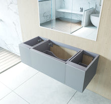 Load image into Gallery viewer, LAVIVA 313VTR-54FG Vitri 54" Fossil Grey Wall Hung Bathroom Vanity Cabinet