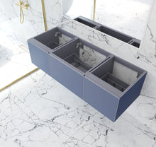 Load image into Gallery viewer, LAVIVA 313VTR-60CNB Vitri 60" Nautical Blue Single Sink Wall Hung Bathroom Vanity Cabinet