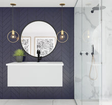 Load image into Gallery viewer, LAVIVA 313VTR-42CW-MW Vitri 42" Cloud White Bathroom Vanity with VIVA Stone Matte White Solid Surface Countertop