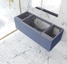 Load image into Gallery viewer, LAVIVA 313VTR-54NB Vitri 54" Nautical Blue Wall Hung Bathroom Vanity Cabinet