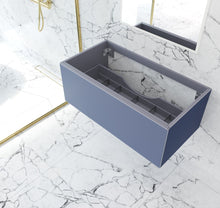 Load image into Gallery viewer, LAVIVA 313VTR-42NB Vitri 42" Nautical Blue Wall Hung Bathroom Vanity Cabinet