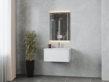 Load image into Gallery viewer, LAVIVA 313LGN-30AW-MW Legno 30" Alabaster White Bathroom Vanity with Matte White VIVA Stone Solid Surface Countertop