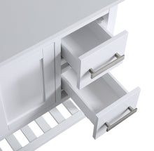 Load image into Gallery viewer, Design Element DEC055-48-W-CB Monaco 48-in White Bathroom Vanity Base Cabinet without Top