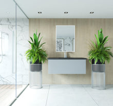 Load image into Gallery viewer, LAVIVA 313VTR-42FG Vitri 42" Fossil Grey Wall Hung Bathroom Vanity Cabinet
