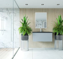 Load image into Gallery viewer, LAVIVA 313VTR-36FG Vitri 36" Fossil Grey Wall Hung Bathroom Vanity Cabinet