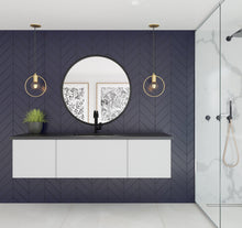 Load image into Gallery viewer, LAVIVA 313VTR-66CW Vitri 66" Cloud White Single Sink Wall Hung Bathroom Vanity Cabinet