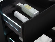 Load image into Gallery viewer, LAVIVA 313AUR-36MMB-GW Aurora 36" Matte Midnight Black Wall Hung Bathroom Vanity with White Acrylic Countertop