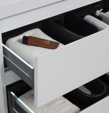 Load image into Gallery viewer, LAVIVA 313AUR-30GPW-GW Aurora 30" Glossy Polar White Wall Hung Bathroom Vanity with White Acrylic Countertop