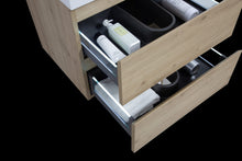 Load image into Gallery viewer, LAVIVA 313AUR-30SO-GW Aurora 30" Sonoma Oak Wall Hung Bathroom Vanity with White Acrylic Countertop