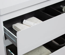 Load image into Gallery viewer, LAVIVA 313AUR-36GPW-GW Aurora 36" Glossy Polar White Wall Hung Bathroom Vanity with White Acrylic Countertop