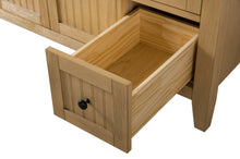 Load image into Gallery viewer, Design Element BK-54-OKM Burbank 54 in Single Sink Oak Bath Vanity with White Quartz Top