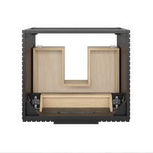 Load image into Gallery viewer, Fresca FCB4124BOAK-CWH-U Elliot 24" Floating Bathroom Cabinet with Top & Sink in Onyx Oak