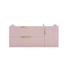 Load image into Gallery viewer, Fresca FCB4336PNK-UNS-L Camille 36" Floating Bathroom Cabinet in Vintage Rose