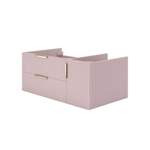 Load image into Gallery viewer, Fresca FCB4336PNK-UNS-L Camille 36" Floating Bathroom Cabinet in Vintage Rose