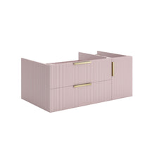 Load image into Gallery viewer, Fresca FCB4336PNK-UNS-L Camille 36" Floating Bathroom Cabinet in Vintage Rose