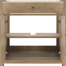 Load image into Gallery viewer, Fresca FCB4530SFIR-CWH-U Cora 30" Freestanding Bathroom Cabinet with Top & Sink in Sunlit Fir