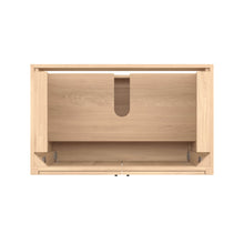 Load image into Gallery viewer, Fresca FCB4436SOAK-CWH-U Sawyer 36" Freestanding Bathroom Cabinet with Top & Sink in Sunburst Oak