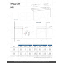 Load image into Gallery viewer, Kubebath CH48 Haus 48" Stainless Steel Console w/ White Acrylic Sink - Chrome