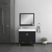 Load image into Gallery viewer, Alya Bath AT-8089-B Ripley 36 inch Black Vanity with Sink