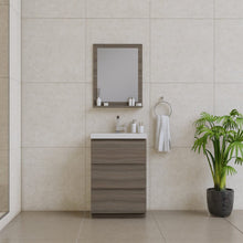 Load image into Gallery viewer, Alya Bath AB-MOA24-G Paterno 24 inch Modern Freestanding Bathroom Vanity, Gray