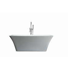Load image into Gallery viewer, Lexora LD901167A1C0000 Vinter 67" Free Standing Acrylic Bathtub w/ Chrome Drain
