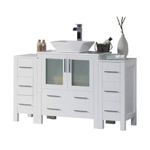Load image into Gallery viewer, Blossom 001 54 01 V Sydney 54 Inch Vanity with Ceramic Vessel Sink - White