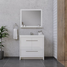 Load image into Gallery viewer, Alya Bath AB-MD636-W Sortino 36 inch Modern Bathroom Vanity, White