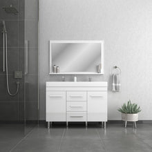 Load image into Gallery viewer, Alya Bath AT-8048-W-D Ripley 48 inch White Double Vanity with Sink