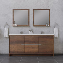 Load image into Gallery viewer, Alya Bath AB-MD672-RW Sortino 72 inch Modern Bathroom Vanity, Rosewood