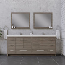 Load image into Gallery viewer, Alya Bath AB-MD684-G Sortino 84 inch Modern Bathroom Vanity, Gray