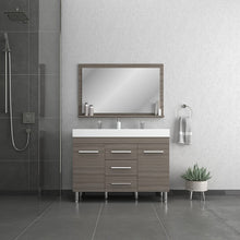 Load image into Gallery viewer, Alya Bath AT-8048-G-D Ripley 48 inch Gray Double Vanity with Sink