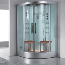 Load image into Gallery viewer, PLATINUM DZ962F8 STEAM SHOWER-WHITE 47" X 47" X 89"