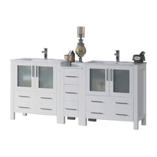 Load image into Gallery viewer, Blossom 001 72 01 C Sydney 72 Inch Vanity with Ceramic Double Sinks - White