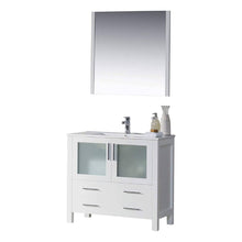 Load image into Gallery viewer, Blossom 001 36 01 C M Sydney 36 Inch Vanity with Ceramic Sink & Mirror - White