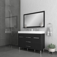 Load image into Gallery viewer, Alya Bath AT-8048-B-D Ripley 48 inch Black Double Vanity with Sink