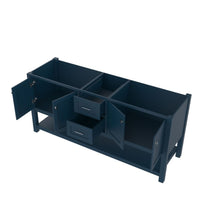 Load image into Gallery viewer, Alya Bath HE-102-72D-B Wilmington 72 inch DOUBLE Vanity BLUE with No Top