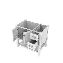 Load image into Gallery viewer, Alya Bath HE-102-36-W Wilmington 36 inch Vanity WHITE with No Top