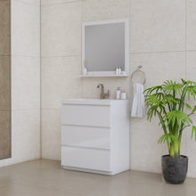 Load image into Gallery viewer, Alya Bath AB-MOA30-W Paterno 30 inch Modern Freestanding Bathroom Vanity, White