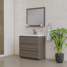 Load image into Gallery viewer, Alya Bath AB-MOA36-G Paterno 36 inch Modern Freestanding Bathroom Vanity, Gray