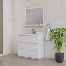 Load image into Gallery viewer, Alya Bath AB-MOA36-W Paterno 36 inch Modern Freestanding Bathroom Vanity, White