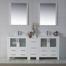 Load image into Gallery viewer, Blossom 001 72 01 C Sydney 72 Inch Vanity with Ceramic Double Sinks - White