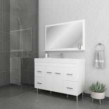Load image into Gallery viewer, Alya Bath AT-8042-W Ripley 47 inch White Vanity with Sink