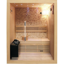 Load image into Gallery viewer, SUNRAY 200LX ROCKLEDGE LUXURY 2-PERSON TRADITIONAL SAUNA 59" X 42" X 75"
